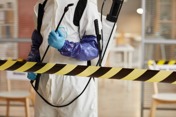 Professional Trauma Scene Cleanup technician working in Georges Mills, NH